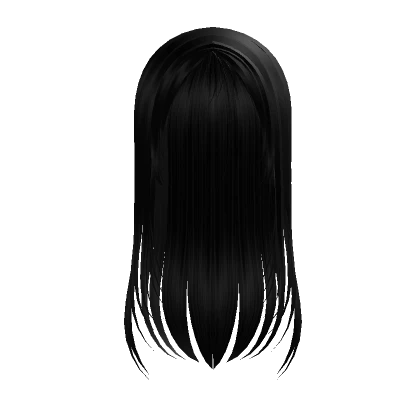 Wispy Vampress Anime Emo Hair Black