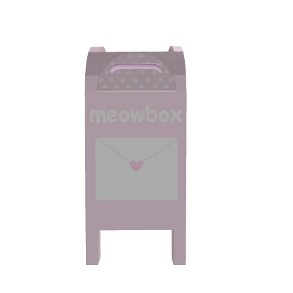 ♡ kawaii meowman mailbox