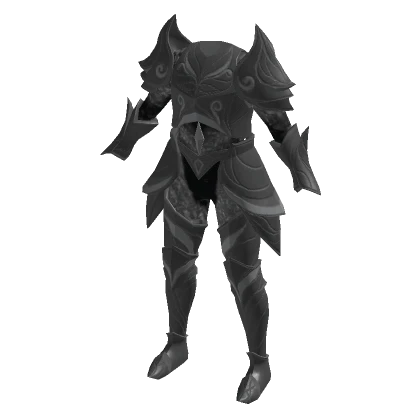 Black Moon knight plate armor set