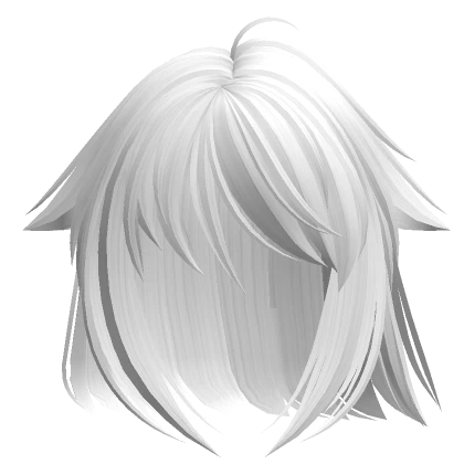 Short Flowy Anime Hair (White)