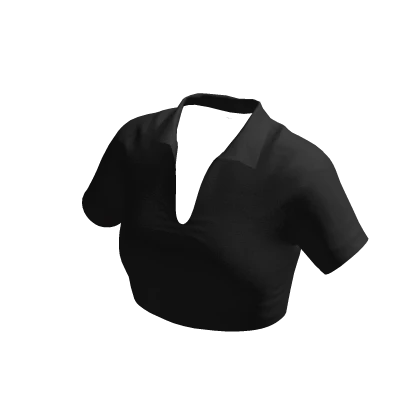 Preppy Black Polo 