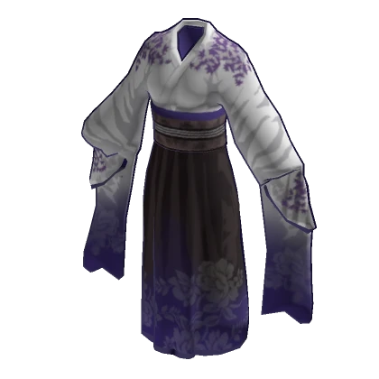 adidas Kimono White and Purple