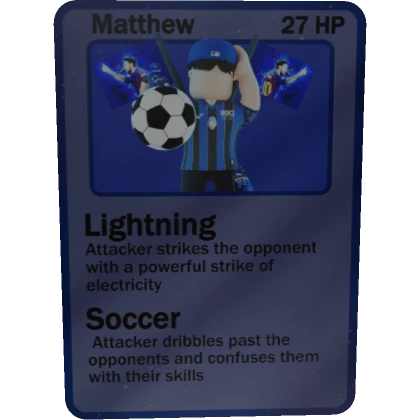 Matthew trading card