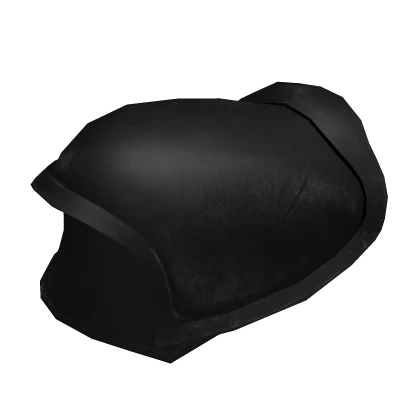 Medieval Armor Black Right Pauldron