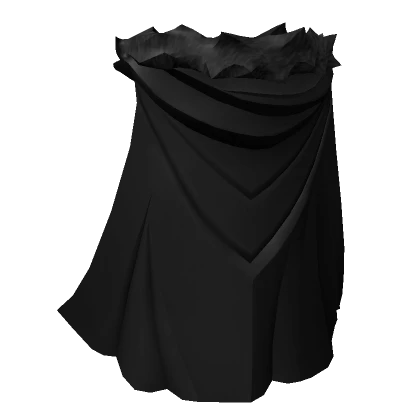 Black Fur Cape