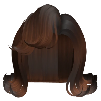 60s slick icon vintage curls in brown
