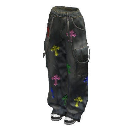 Rainbow Chrome Vintage Pants