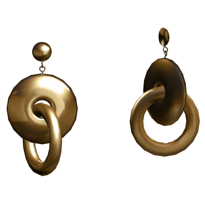 Interlocking Hoop Earrings