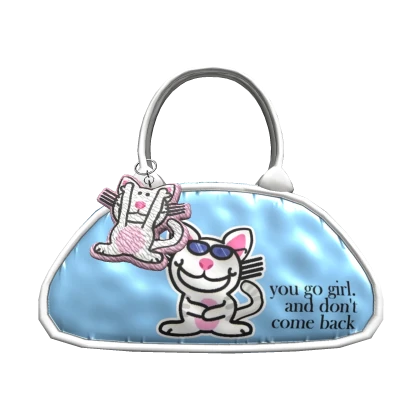 Sassy Kitty Mini Bag | Blue