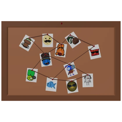 Detective Board of Suspects