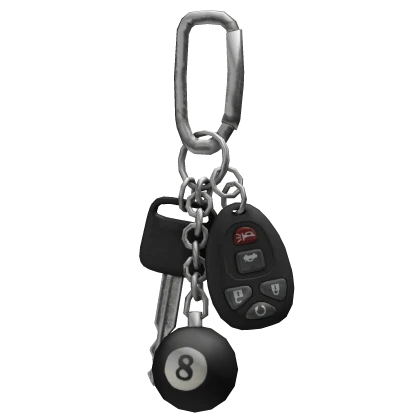 8 Ball Keychain