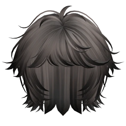 Cute Stylish Anime Bob in Black Ash Ombre