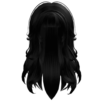 Long Black Luscious Hair