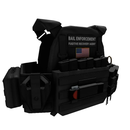 Speedwell Bail Enforcement Plate Carrier (Black)