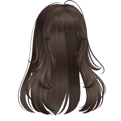 Straight Anime Girl Hairstyle(Brown)