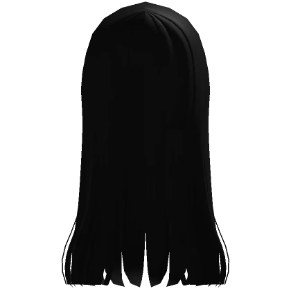 ☆ adorable long hime cut black