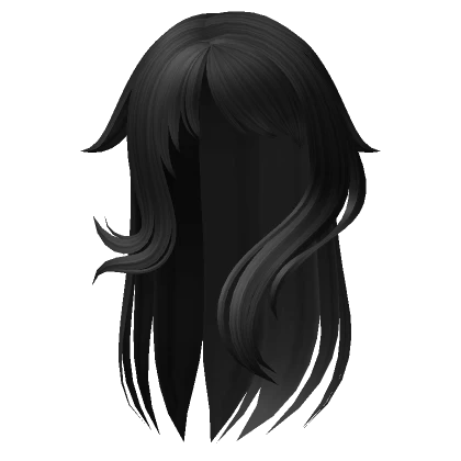 horror mysterious other worldly girl hair (black)