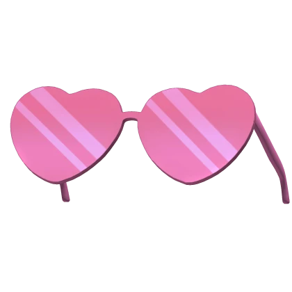 Preppy Summer Heart Glassses