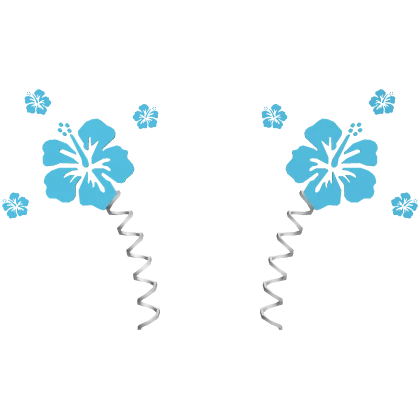 Blue Hibiscus Boppers