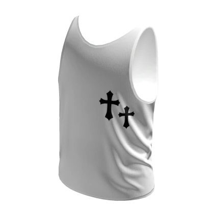 Crosses Tank Top White