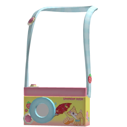 ♡ Kawaii yellow tropical vacation camera