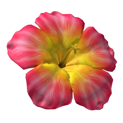 Tropical Summer Hibiscus Hair Flower (Pink)