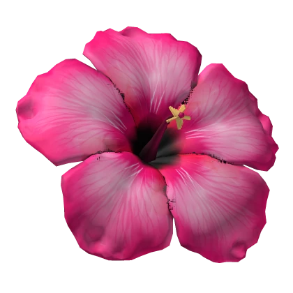 Tropical Summer Hibiscus Hair Flower (Pink)