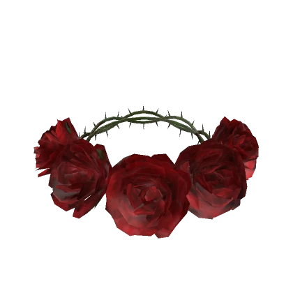 Red Rose Thorn Crown