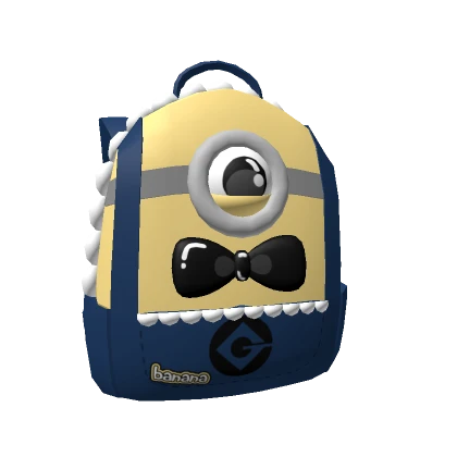 cute minion backpack with bow 3.0