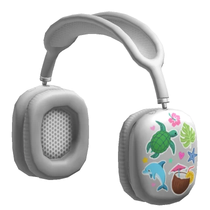 Summer Stickered Basic Headphones