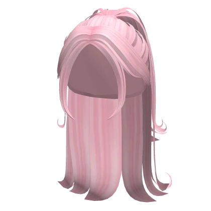 Long Baddie Layered Pony (Pink)