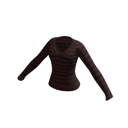 Y2K Emo Red Tight Sweater