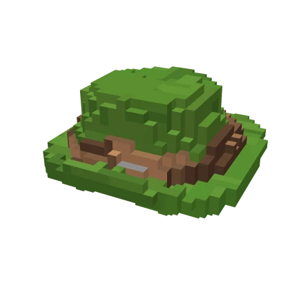 8-bit grass fedora