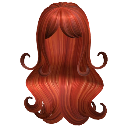 Shy Curly Hair in Ginger
