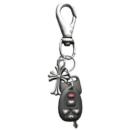 Generic Car Keys w/ Cross Charm Keychain [1.0]