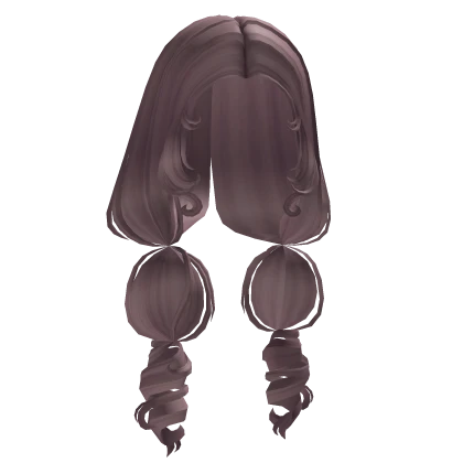 Darling Bubble Pigtails in Amethyst