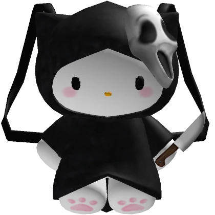 Cute Ghostface Kitty Backpack 1.0