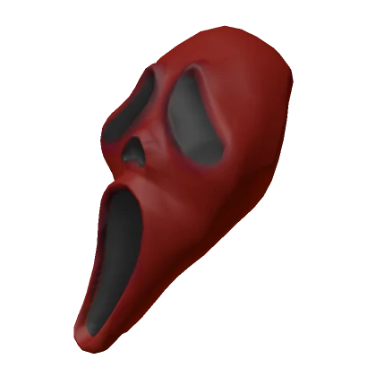 Scary Red Scream Mask [SIDE]