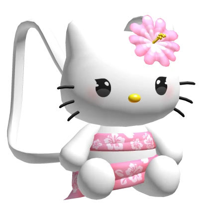 ♡ tropical kitty backpack 3.0 (pink)