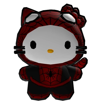 Cartoony Spider Kitty Plush Backpack