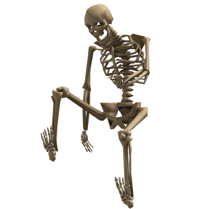 Creepy Climbing Skeleton