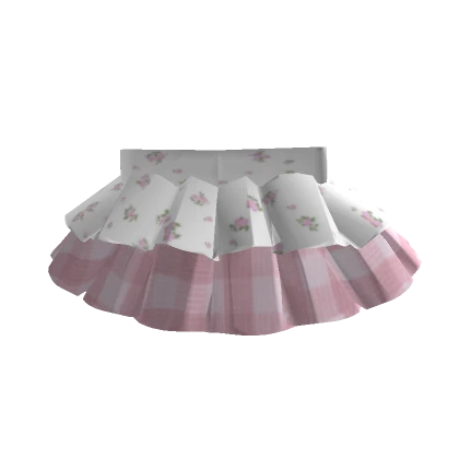 Cottage pink floral skirt 3.0