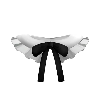 3.0 horror cute goth ruffled collar with bow