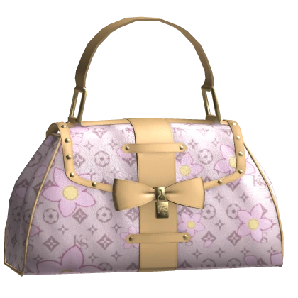 Iconic 2000s Monogram Designer Bow Bag | Pink