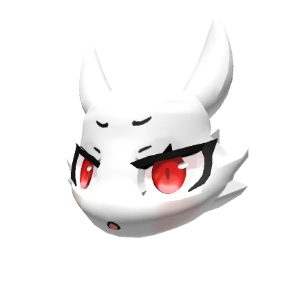 White Bunny Dragon Red Eyes