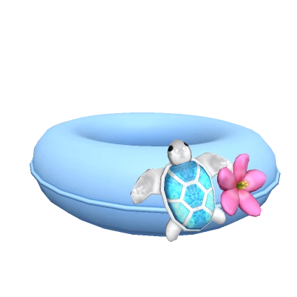 ♡ tropical turtle beach floaty