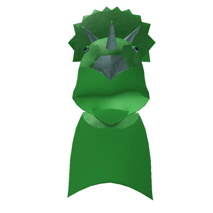 Green Dinosaur Cape With Horns