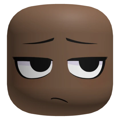 Annoyed Face - Brown