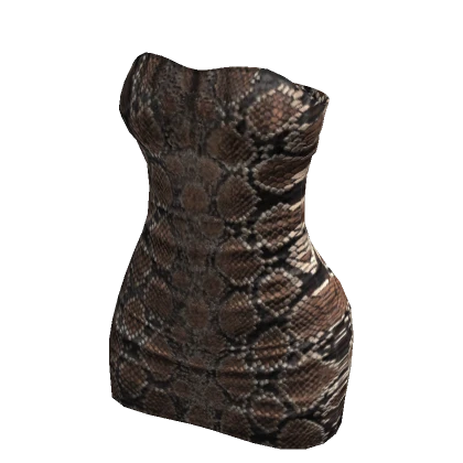 Snake Skin Slim Dress