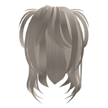 ♡ blonde messy anime half up misa pigtails